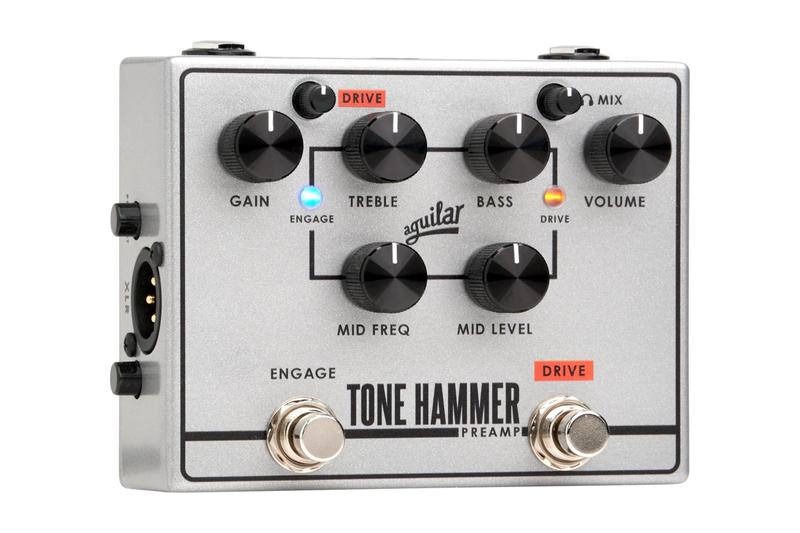 Pedal de caixa direta de pré-amplificador Aguilar Tone Hammer V2